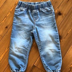 Baby Gap Denim Joggers Girls 3T